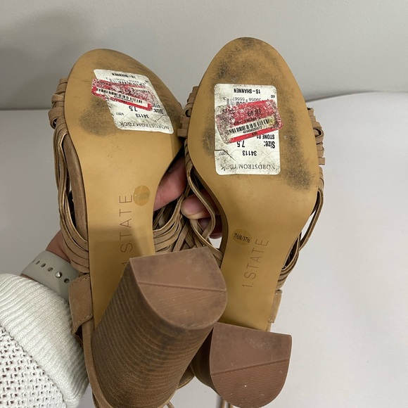 1.State Women's Shannen Block Heel SandalSize 7.5 - Picture 7 of 8